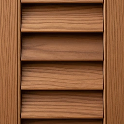 Hardwood shutters